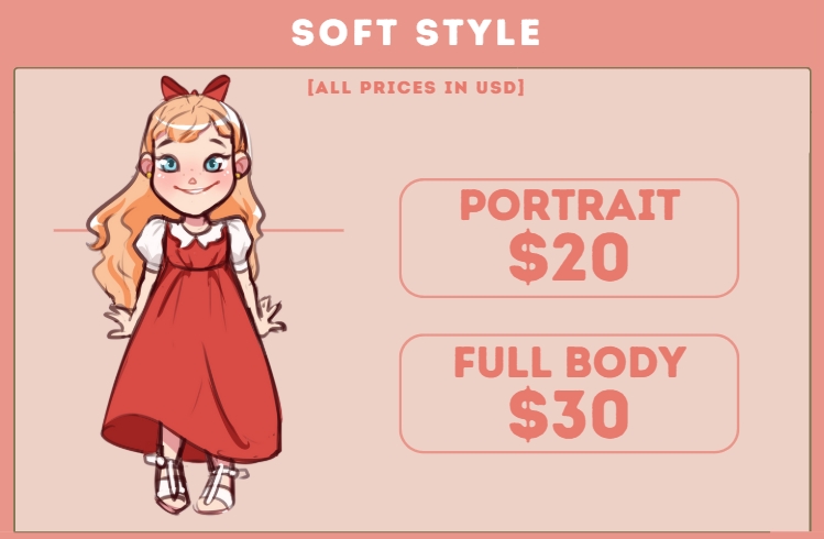 Prices for a Soft Style Commission
